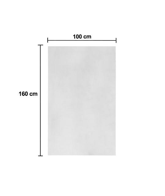 پارچه اسپان باند سفید 60 گرمی 100×160