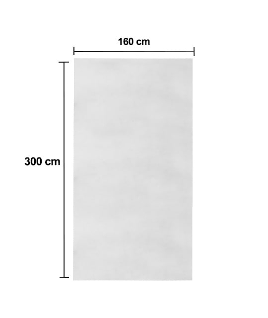 پارچه اسپان باند سفید 60 گرمی 300×160